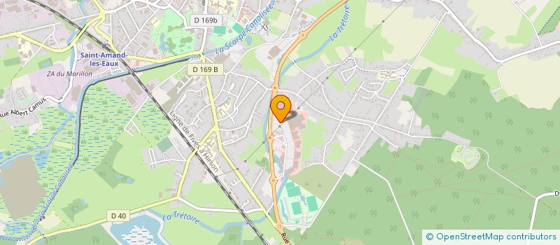 localisation de l'entreprise DM IMMO  SAINT-AMAND-LES-EAUX