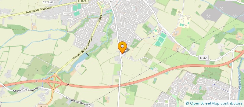 localisation de l'entreprise DM IMMO  LEGUEVIN