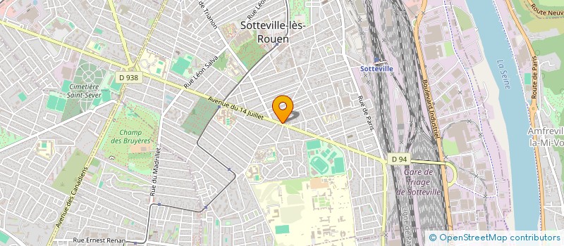 localisation de l'entreprise DM IMMO INVEST  SOTTEVILLE-LES-ROUEN