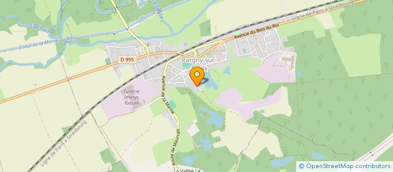 localisation de l'entreprise DM IMMOBILIERE  PARGNY-SUR-SAULX