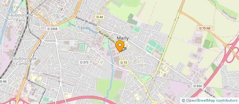 localisation de l'entreprise DM INDUSTRIES à MARLY