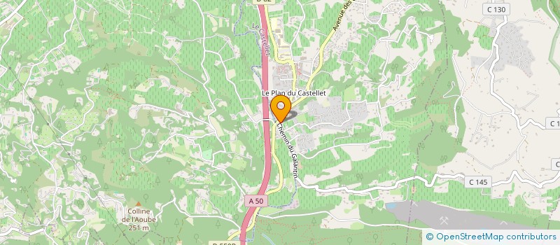 localisation de l'entreprise DM INGENIERIE à LE CASTELLET