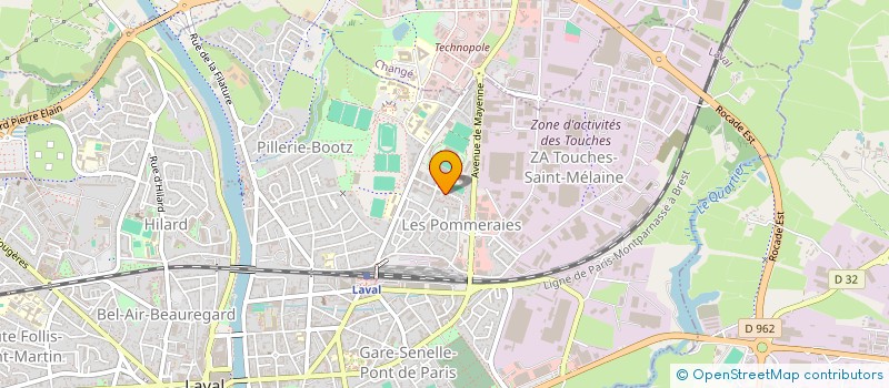 localisation de l'entreprise DM INNOV à LAVAL