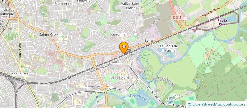 localisation de l'entreprise DM INVEST à LE MANS