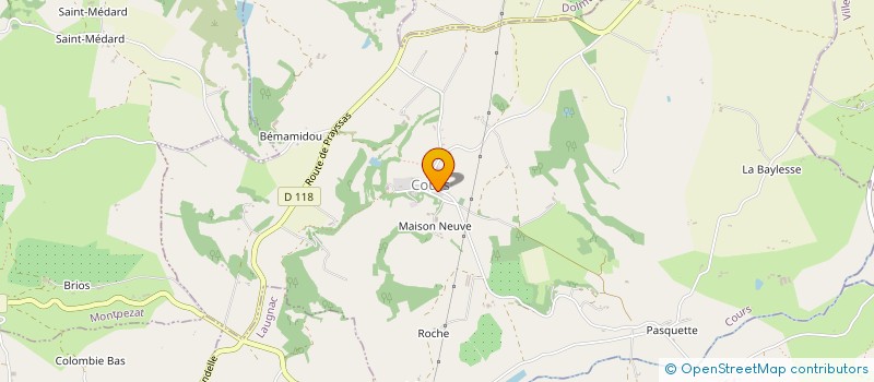 localisation de l'entreprise DM INVEST  COURS