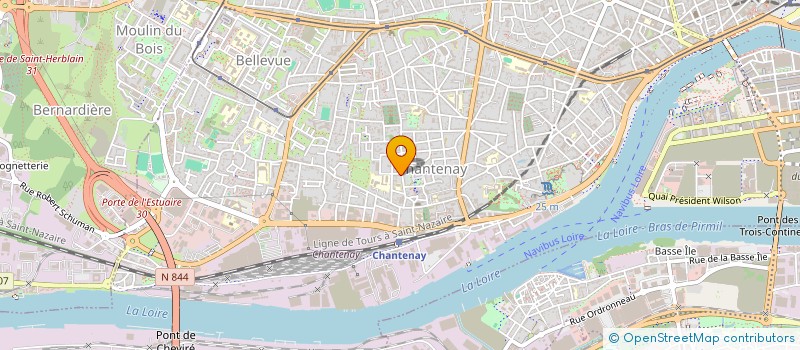 localisation de l'entreprise DM.INVEST à NANTES