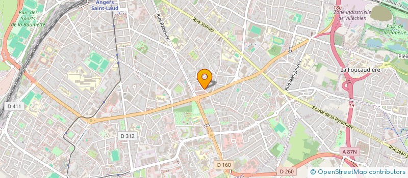 localisation de l'entreprise DM INVEST à ANGERS