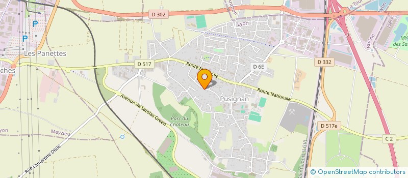 localisation de l'entreprise DM INVEST  PUSIGNAN