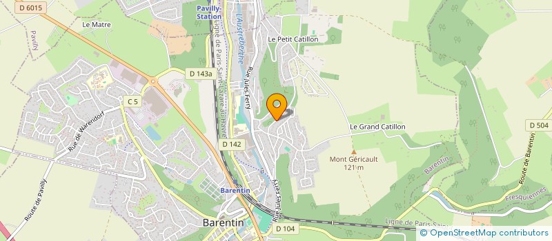 localisation de l'entreprise DM INVESTISSEMENT  BARENTIN