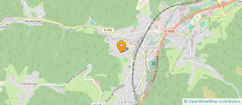 localisation de l'entreprise DM LE DONON  LA BROQUE