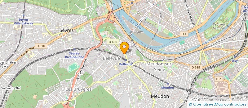 localisation de l'entreprise DM LIMITED à MEUDON