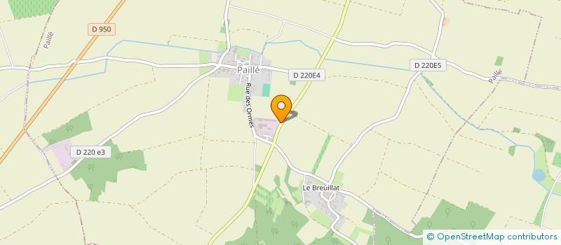 localisation de l'entreprise DM LOCATION à PAILLE