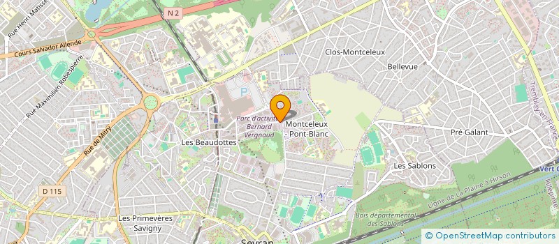 localisation de l'entreprise DM LOCATION à SEVRAN