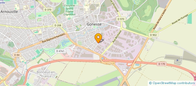 localisation de l'entreprise DM LUXURY à GONESSE