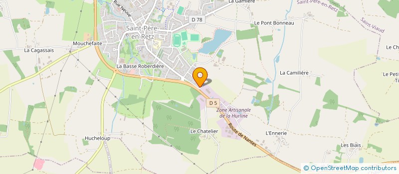 localisation de l'entreprise DM MACONNERIE à CHAUMES-EN-RETZ