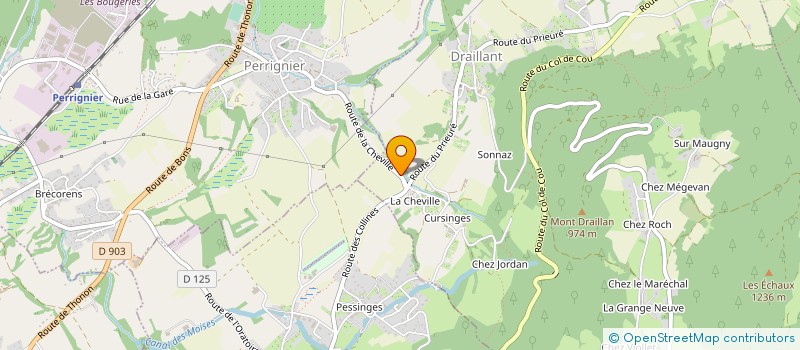 localisation de l'entreprise DM MACONNERIE  DRAILLANT