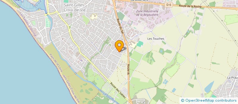 localisation de l'entreprise DM MAUPETIT à SAINT-GILLES-CROIX-DE-VIE