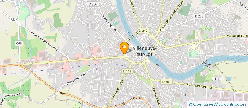 localisation de l'entreprise DM MEUBLES 2000 à VILLENEUVE-SUR-LOT