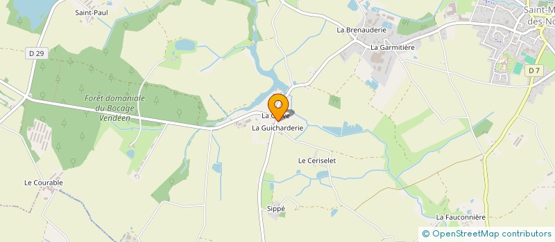 localisation de l'entreprise DM PHARMA  SAINT-MARTIN-DES-NOYERS