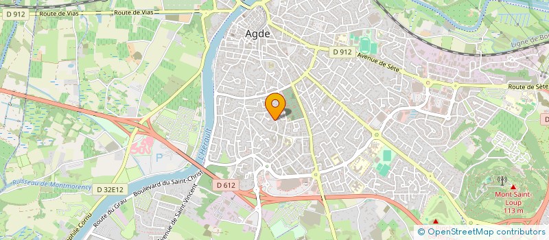 localisation de l'entreprise DM PLOMBERIE  AGDE