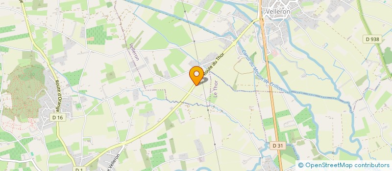 localisation de l'entreprise DM PLOMBERIE CHAUFFAGE  VELLERON