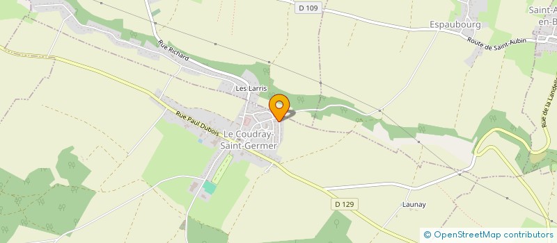 localisation de l'entreprise DM PLOMBERIE CHAUFFAGE  LE COUDRAY-SAINT-GERMER