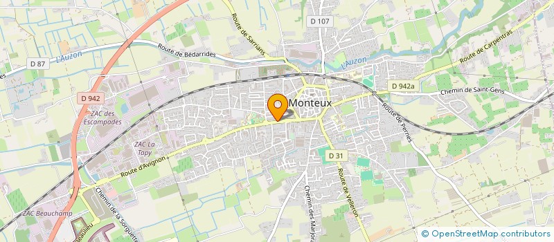 localisation de l'entreprise DM PRESIDENTE  MONTEUX