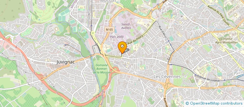 localisation de l'entreprise DM PREST AGRI à MONTPELLIER