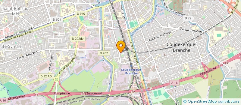 localisation de l'entreprise DM PRESTA  COUDEKERQUE-BRANCHE