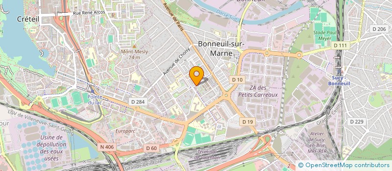localisation de l'entreprise DM PRO  BONNEUIL-SUR-MARNE
