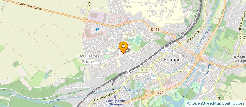 localisation de l'entreprise DM PRODUCTIONS à ETAMPES
