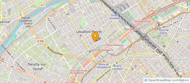 localisation de l'entreprise DM PROMOTION à LEVALLOIS-PERRET