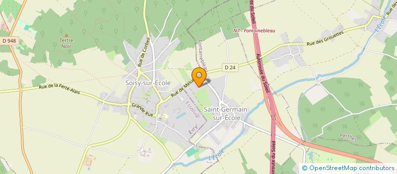 localisation de l'entreprise DM PROMOTION à SAINT-GERMAIN-SUR-ECOLE