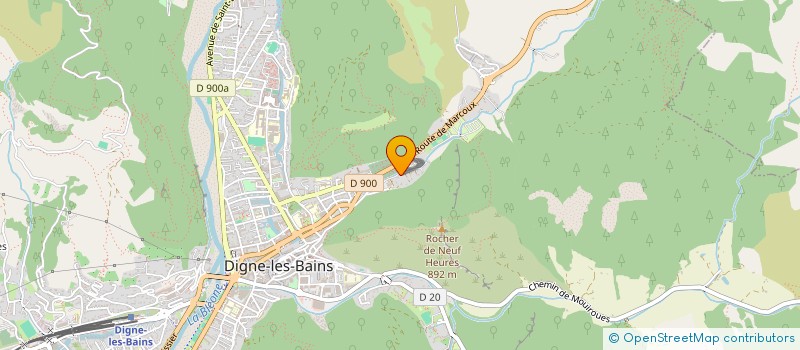localisation de l'entreprise DM PROMOTION 75 à DIGNE-LES-BAINS