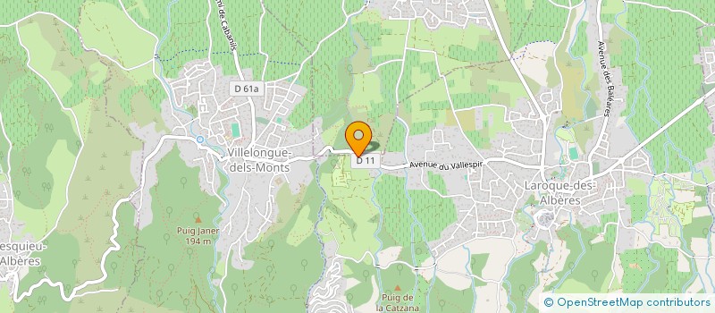 localisation de l'entreprise DM PROPRIETES  SOREDE