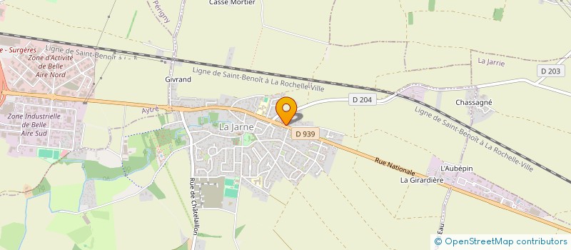 localisation de l'entreprise DM RACING  LA JARNE