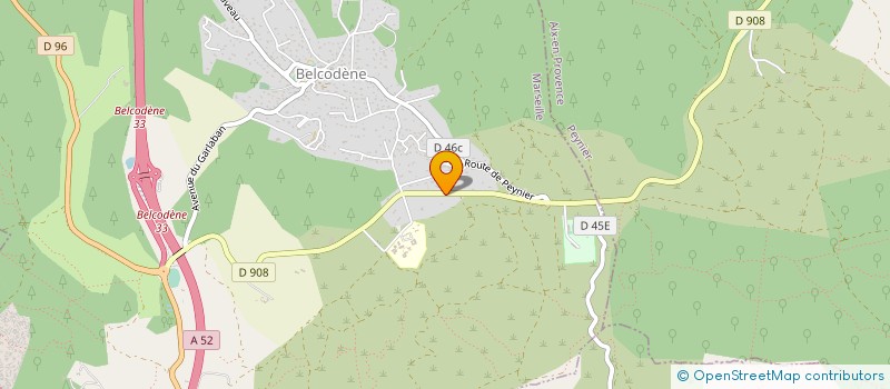 localisation de l'entreprise DM RADIOCOM à BELCODENE