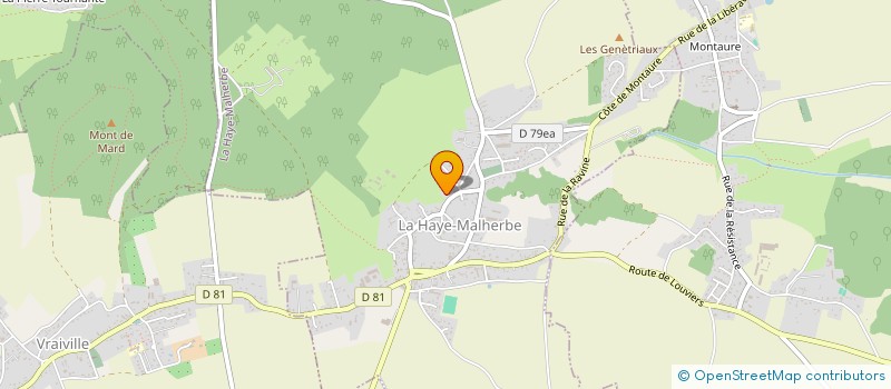 localisation de l'entreprise DM RANCH  LA HAYE-MALHERBE