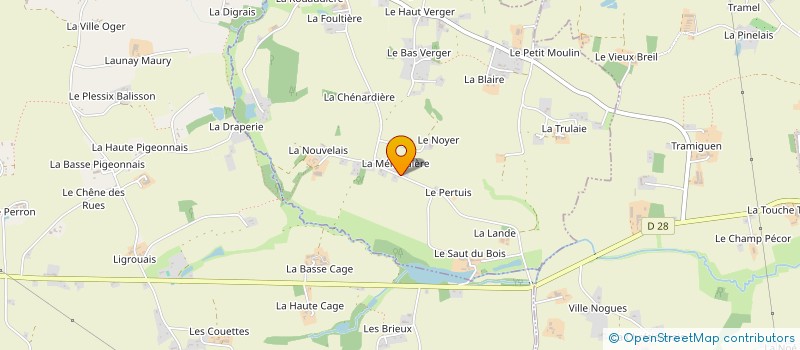 localisation de l'entreprise DM RENOV  LANGAN