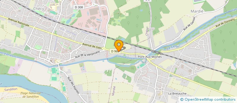 localisation de l'entreprise DM RENOVATION à CHECY