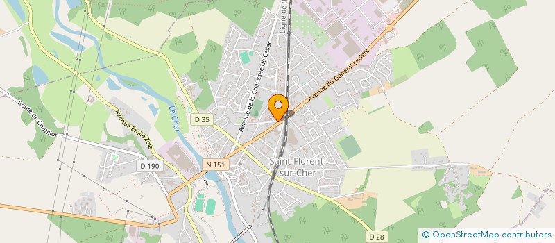 localisation de l'entreprise DM SAINT FLORENT  SAINT-FLORENT-SUR-CHER