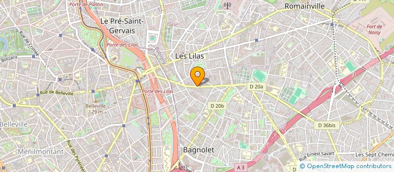 localisation de l'entreprise DM SCOOT à LES LILAS