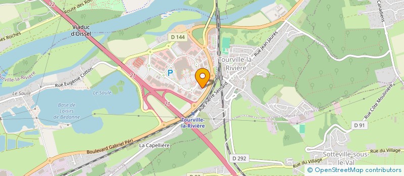 localisation de l'entreprise DM SERVICES à TOURVILLE-LA-RIVIERE