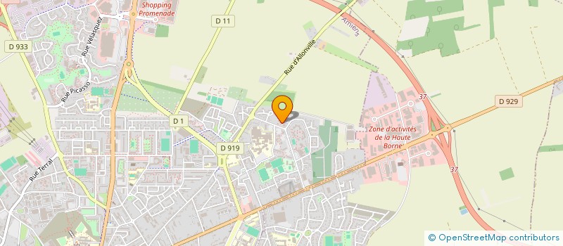 localisation de l'entreprise DM SERVICES à AMIENS