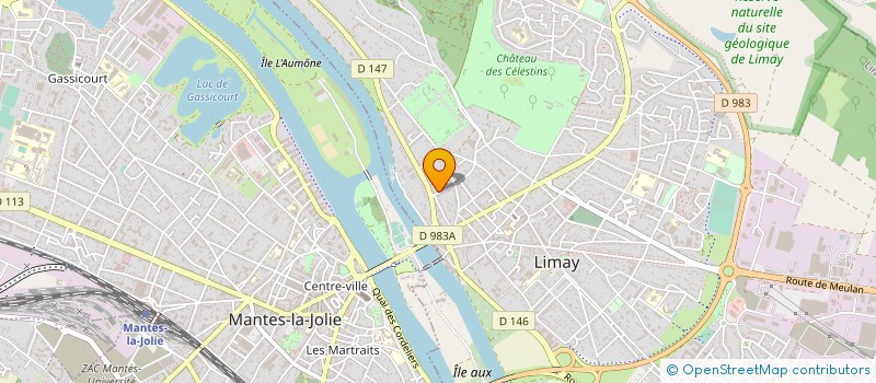 localisation de l'entreprise DM SERVICES à LIMAY