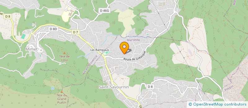 localisation de l'entreprise DM SOLUTIONS & ACCOMPAGNEMENT  SAINT-SAVOURNIN