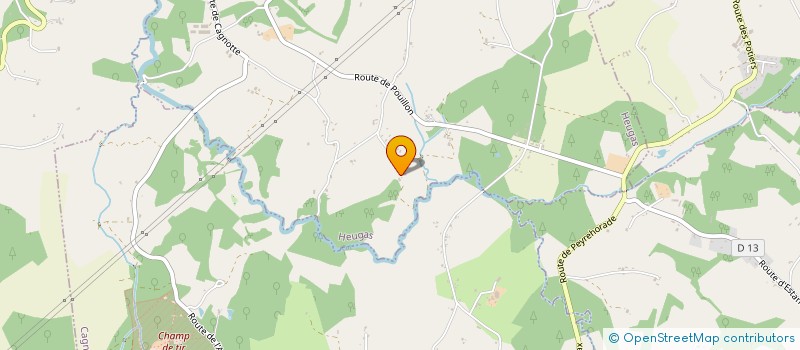 localisation de l'entreprise DM SOLUTIONS SAS  HEUGAS