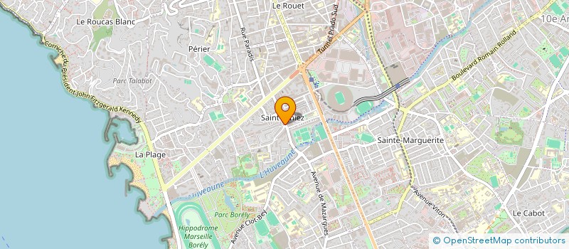 localisation de l'entreprise DM TAXI SUD 13  MARSEILLE