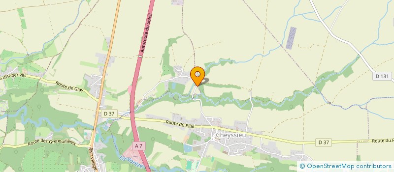 localisation de l'entreprise DM TERRASSEMENT  CHEYSSIEU