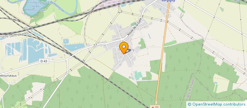 localisation de l'entreprise DM TRANSPORT à VERGIGNY